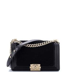 Chanel Boy Flap Bag Shearling With #205090C40B